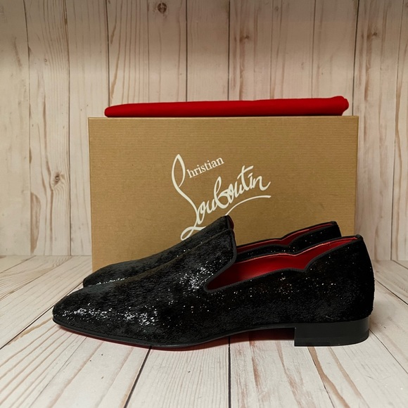 Christian Louboutin Dandy Chick Loafer Black Sz 40 / 7 - Picture 3 of 10